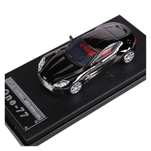 Mini Auto Spielzeug 1:64 Für Aston Martin ONE77 Multicolor Legierung Auto Modell Display Reise Spielzeug Display Sammlung Wohnkultur(Black) von CYQOCD