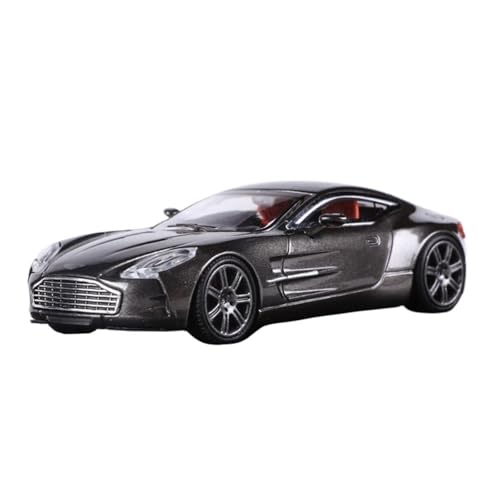 Mini Auto Spielzeug 1:64 Für Aston Martin ONE77 Multicolor Legierung Auto Modell Display Reise Spielzeug Display Sammlung Wohnkultur(Gray B) von CYQOCD