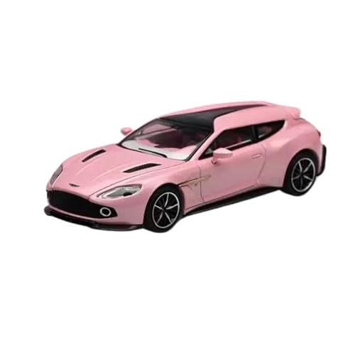 Mini Auto Spielzeug 1:64 Für Aston Martin Vanquish Zagato Rosa Legierung Süßes Automodell Kleine Dekoration Wohnkultur von CYQOCD
