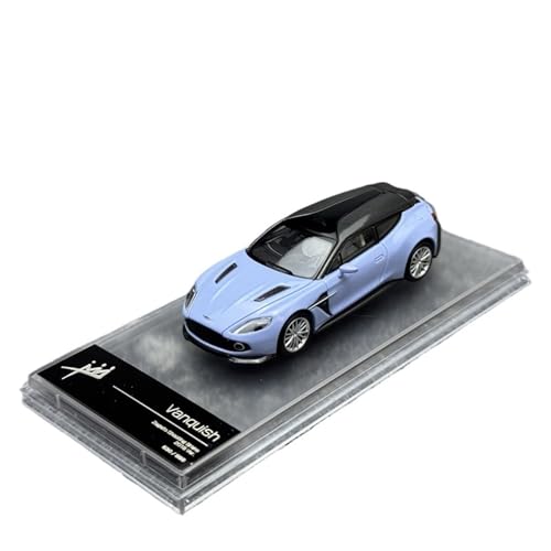 Mini Auto Spielzeug 1:64 Für Aston Martin Vanquish Zagato Travel Edition Legierung Mini Auto Modell Miniatur Hause Eingerichtet Wohnkultur(Blue) von CYQOCD