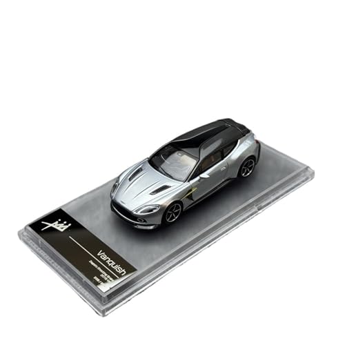 Mini Auto Spielzeug 1:64 Für Aston Martin Vanquish Zagato Travel Edition Legierung Mini Auto Modell Miniatur Hause Eingerichtet Wohnkultur(Silver) von CYQOCD