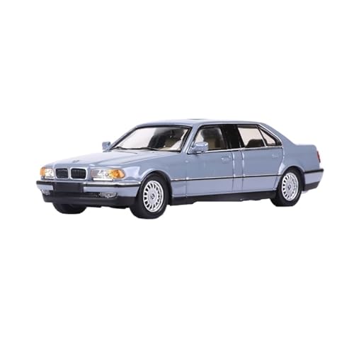 Mini Auto Spielzeug 1:64 Für BMW E38 7-Serie Druckguss-Spielzeugauto Legierung Modell Maßstab Fahrzeug Erwachsenen Sammlung Display Wohnkultur(Gray) von CYQOCD