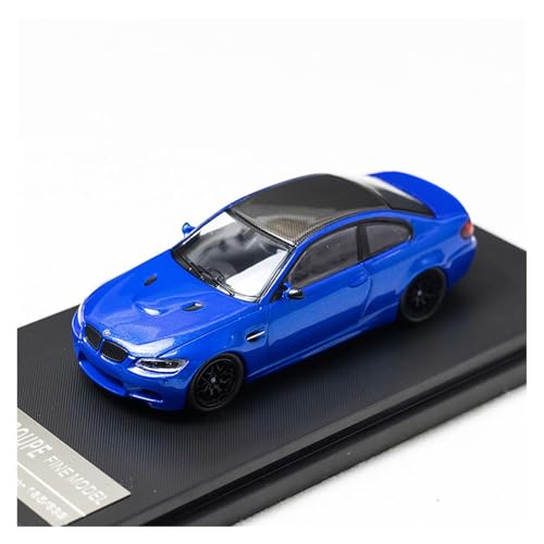 Mini Auto Spielzeug 1:64 Für BMW M3 E92 3er-Serie Sportwagen Legierung Automodell Sammlerstücke Arbeitszimmer Display Wohnkultur(Blue) von CYQOCD