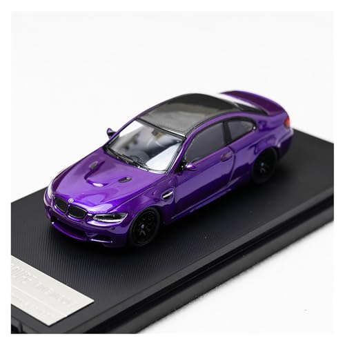 Mini Auto Spielzeug 1:64 Für BMW M3 E92 3er-Sportwagen Legierung Automodell Sammlerstück Druckgussfahrzeug Statische Dekoration Wohnkultur(Purple) von CYQOCD