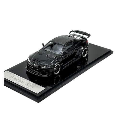 Mini Auto Spielzeug 1:64 Für BMW M4 Adro Body Kit Wide Body Legierung Automodell Sportwagenmodell Home Space Display Wohnkultur(Black) von CYQOCD
