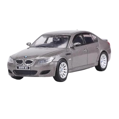 Mini Auto Spielzeug 1:64 Für BMW M5 (E60) Legierung Automodell Sammlerstücke Erwachsene Hobby Spielzeug Szene Simulation Display Wohnkultur(Silver) von CYQOCD