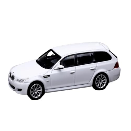 Mini Auto Spielzeug 1:64 Für BMW M5 E60 Limousine Kombi Reiseversion Legierung Automodell Mini Fahrzeug Dekoration Metall Spielzeug Wohnkultur(White B) von CYQOCD
