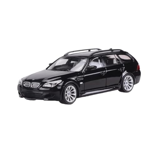 Mini Auto Spielzeug 1:64 Für BMW M5 Limousine E60 M5 Touring E61 Legierung Oldtimer Auto Modell Display Modell Spielzeug Wohnkultur(Black) von CYQOCD