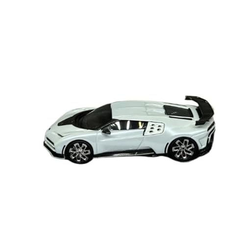 Mini Auto Spielzeug 1:64 Für Bugatti Centodieci 110 Gedenkausgabe Harz Sammlerautomodell Statisches Retro-Dekor Wohnkultur(White A) von CYQOCD