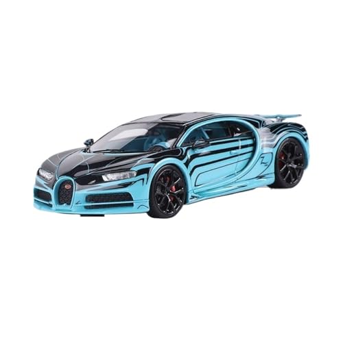 Mini Auto Spielzeug 1:64 Für Bugatti Veyron Ceramic Dragon Chiron Resin Automodell Seltene Fahrzeug-Modellsammlung Wohnkultur(Blue) von CYQOCD