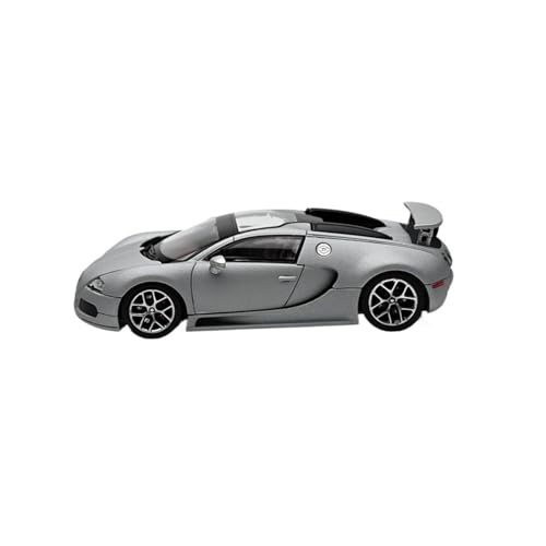Mini Auto Spielzeug 1:64 Für Bugatti Veyron Legierung Auto Modell Sammeln Kleine Maßstab Ornament Nostalgie Souvenir Wohnkultur(Gray) von CYQOCD