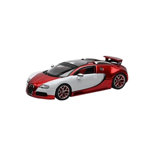 Mini Auto Spielzeug 1:64 Für Bugatti Veyron Legierung Auto Modell Sammeln Kleine Maßstab Ornament Nostalgie Souvenir Wohnkultur(Red) von CYQOCD