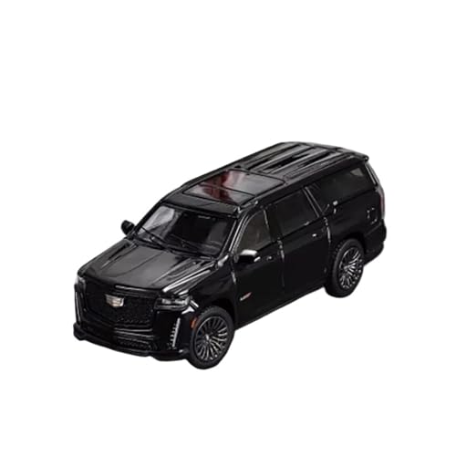 Mini Auto Spielzeug 1:64 Für Cadillac Escalade ESV SUV Legierung Große Auto Modell Klassische Erwachsene Sammlung Metall Dekoration Wohnkultur(Black) von CYQOCD