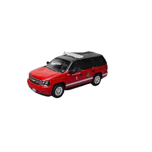 Mini Auto Spielzeug 1:64 Für Chevrolet Tahoe Feuerwehrauto Feuerwehrauto Rotes Modell Maßstab Fahrzeug Metallspielzeug (88) Wohnkultur von CYQOCD