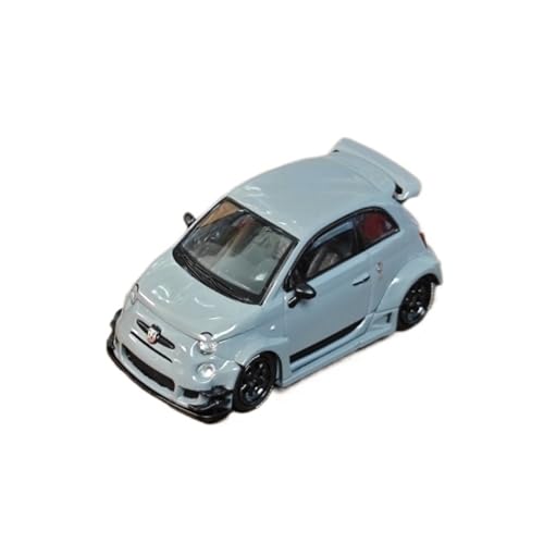Mini Auto Spielzeug 1:64 Für FIAT Abas 500 Abas Works 595 LBWK Legierung Blau Auto Modell Statische Display Spielzeug Auto Wohnkultur von CYQOCD