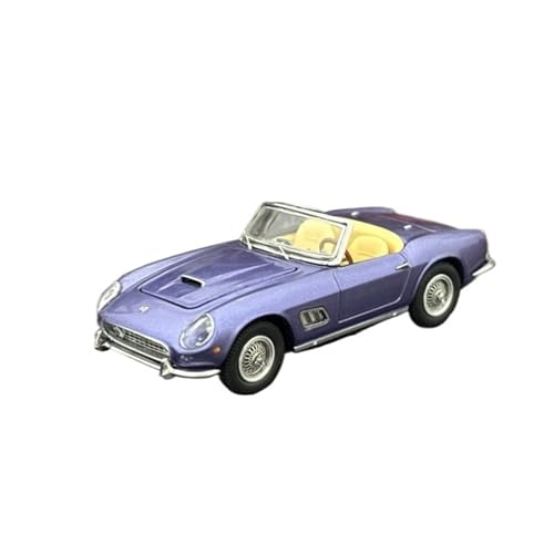 Mini Auto Spielzeug 1:64 Für Ferrari 250GT California Druckguss-Sammleredition Legierungsautomodell Mehrfarbiges Display Wohnkultur(Purple) von CYQOCD