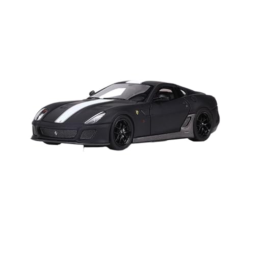 Mini Auto Spielzeug 1:64 Für Ferrari 599 GTO Supersportwagen Simulation Harz Automodell Mehrfarbige Sammlung Dekoration Wohnkultur(Black) von CYQOCD