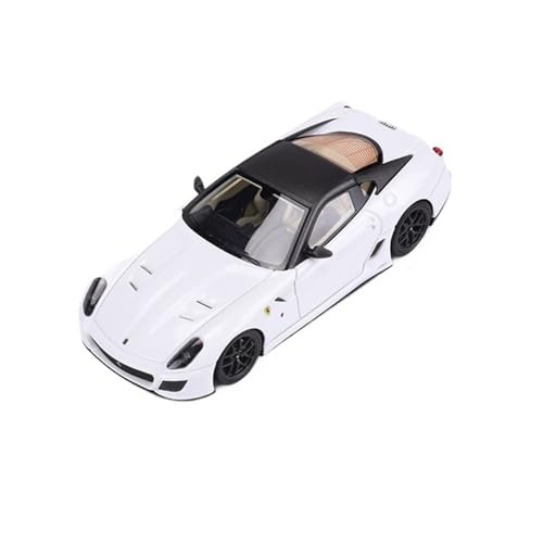 Mini Auto Spielzeug 1:64 Für Ferrari 599 GTO Supersportwagen Simulation Harz Automodell Mehrfarbige Sammlung Dekoration Wohnkultur(White) von CYQOCD