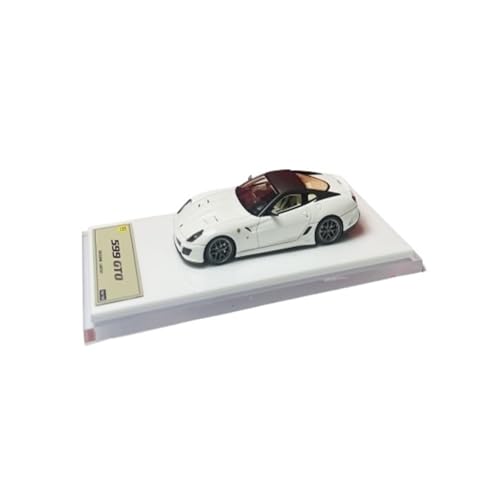 Mini Auto Spielzeug 1:64 Für Ferrari 599GTO Seltene Ausgabe Harz Simulation Automodell Zwei Farben Auswahl Für Freunde Wohnkultur(White) von CYQOCD