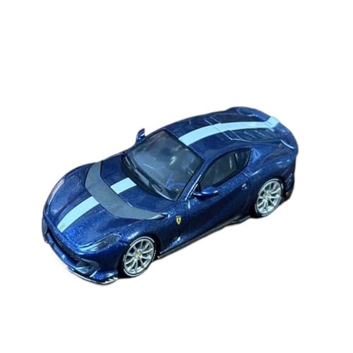 Mini Auto Spielzeug 1:64 Für Ferrari 812 Competitizone Legierung Blau Auto Modell Metall Klassische Auto Für Home Decor Wohnkultur von CYQOCD