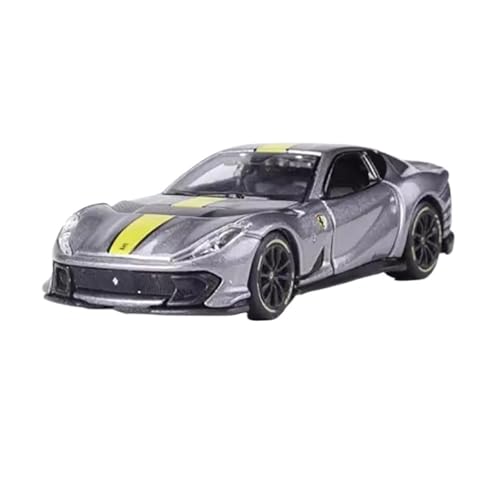 Mini Auto Spielzeug 1:64 Für Ferrari 812 Competizione Legierung Automodell Sammlerstücke Erwachsene Sammlung Fahrzeuge Dekoration Wohnkultur(Silver) von CYQOCD