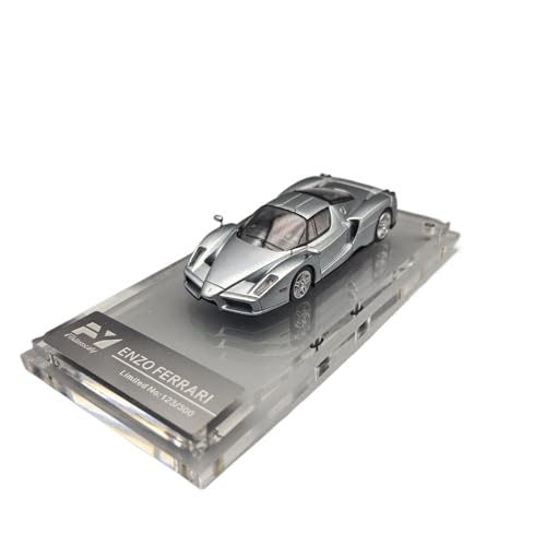 Mini Auto Spielzeug 1:64 Für Ferrari Enzo Enzo Limited Supersportwagen Legierung Supersportwagen Automodell Mode Druckguss Spielzeugautos Wohnkultur(Silver) von CYQOCD