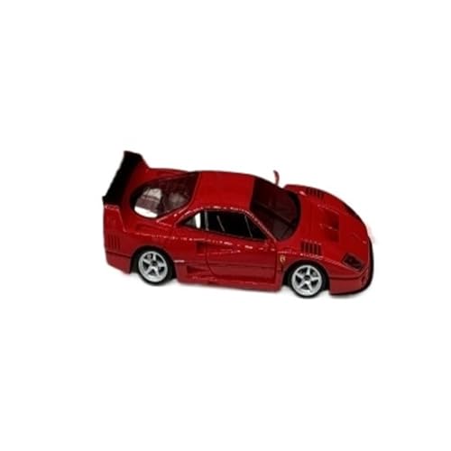 Mini Auto Spielzeug 1:64 Für Ferrari F40 GTE Mehrfarbiges Dekoratives Automodell Aus Harz EIN Von Sammlern Bevorzugtes Spielzeugornament Wohnkultur(Red) von CYQOCD