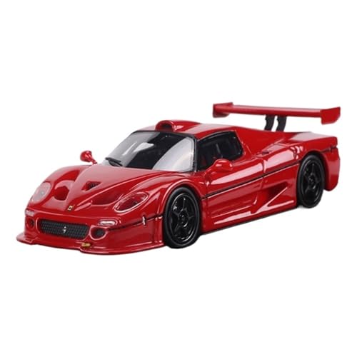Mini Auto Spielzeug 1:64 Für Ferrari F50 Sportwagen Harz Auto Maßstab Fahrzeug Mini Ornamente Schwarzes Rad Silbernes Rad Wohnkultur(Red) von CYQOCD