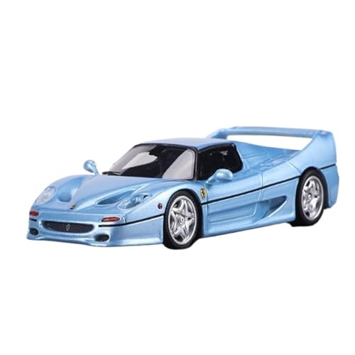 Mini Auto Spielzeug 1:64 Für Ferrari F50 Sportwagen-Simulation Harz Automodell Sammlung Erwachsene Hobby Handwerk Modell Wohnkultur(Blue) von CYQOCD