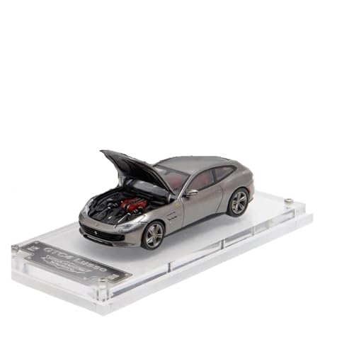 Mini Auto Spielzeug 1:64 Für Ferrari GTC4 Lusso Station Wagon Simulation Modell Legierung Auto Statische Handwerk Display Wohnkultur(Gray) von CYQOCD