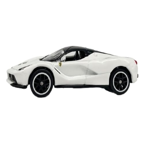 Mini Auto Spielzeug 1:64 Für Ferrari Komplett Geschlossenes Cabrio Druckguss-Legierung Automodell Mini-Ornament-Kollektion Wohnkultur(White) von CYQOCD