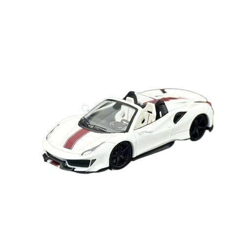 Mini Auto Spielzeug 1:64 Für Ferrari Novetic 488 Pista Cabrio Perle Weiß Legierung Auto Modell Supercar Party Display Wohnkultur Mini Auto Spielzeug 1:64 Für Ferrari Novetic 488 Pista Cabrio Perle Weiß Legierung Auto Modell Supercar Party Display Wohnkultur von CYQOCD