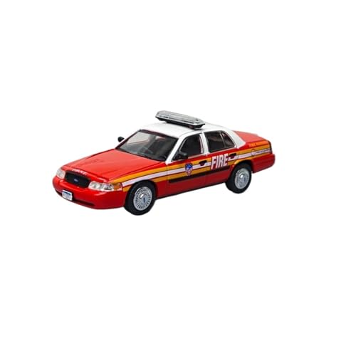 Mini Auto Spielzeug 1:64 Für Ford Crown Victoria Feuerwache Feuerwehrauto Metallmodell Statisches Ornament Display Wohnkultur von CYQOCD