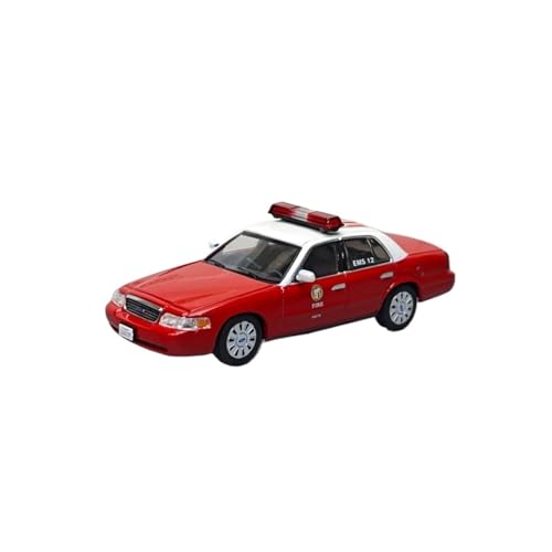 Mini Auto Spielzeug 1:64 Für Ford Crown Victoria Feuerwehrauto Rot Druckguss Metall Modell Maßstab Spielzeug Display Dekorative Modell Wohnkultur von CYQOCD
