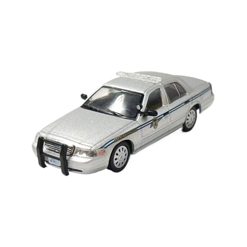 Mini Auto Spielzeug 1:64 Für Ford Crown Victoria – South Carolina Highway Patrol Legierungsfahrzeug Druckguss-Kollektion Wohnkultur(Silver) von CYQOCD