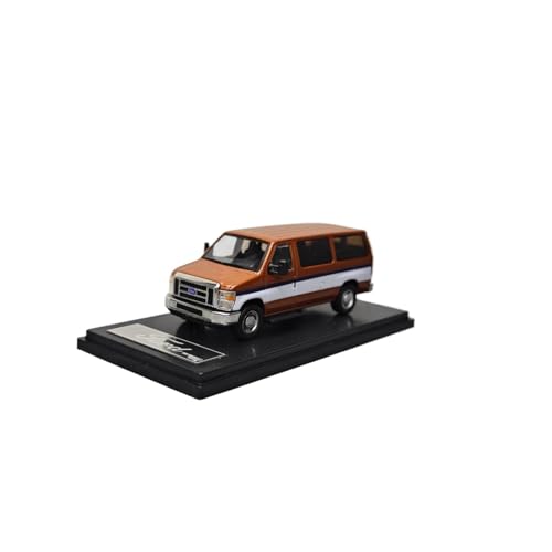 Mini Auto Spielzeug 1:64 Für Ford E350 Brown Van Legierungsmodell Druckguss-Spielzeugauto (Hintertür Für Öffnen) Wohnkultur von CYQOCD