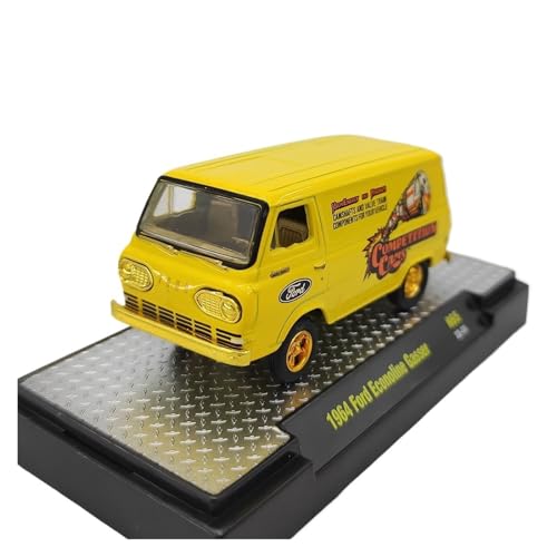 Mini Auto Spielzeug 1:64 Für Ford Econoline Gasser Gelber LKW Druckguss Auto Miniaturmodell Kleinformat Display 1964 Wohnkultur von CYQOCD