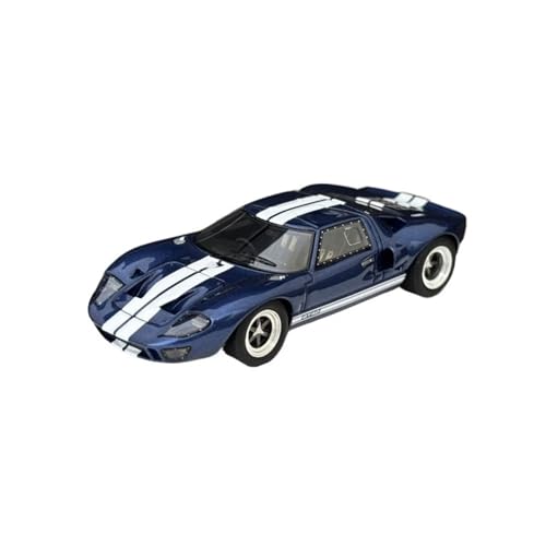 Mini Auto Spielzeug 1:64 Für Ford GT40 MK I Harz Automodell Sammlerstück Ornament Retro Mini Spielzeugfahrzeug Party Display Wohnkultur(Blue) von CYQOCD