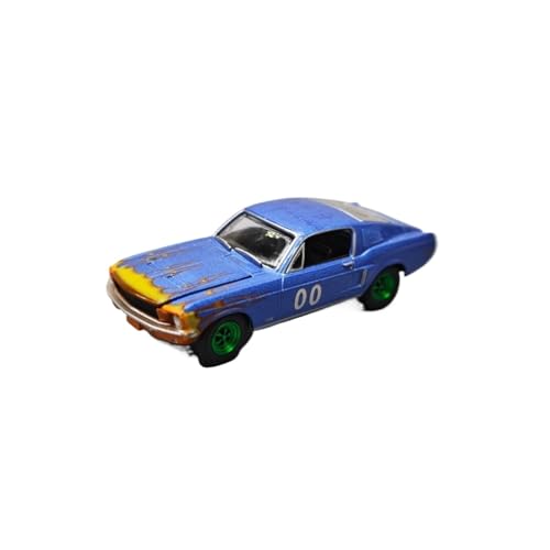 Mini Auto Spielzeug 1:64 Für Ford Mustang GT Fastback Rennwagen Druckgussmodell Statisches Dekomodell (1968) Wohnkultur von CYQOCD