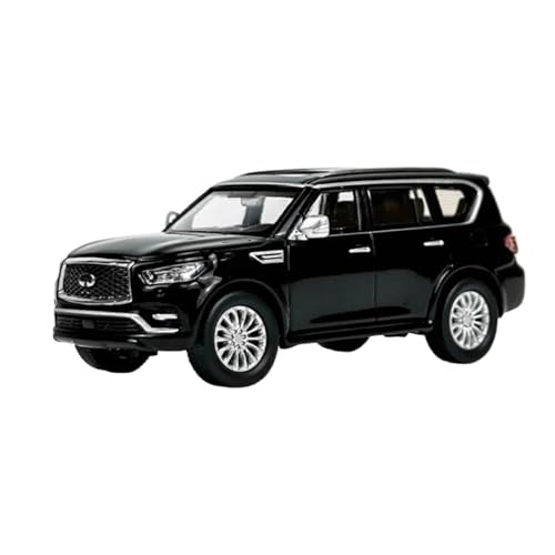 Mini Auto Spielzeug 1:64 Für Infiniti QX80 2020 Legierungsautomodell 8cm Mehrfarbiges Metallfahrzeug Indoor-Spielspielzeug Wohnkultur(Black) von CYQOCD