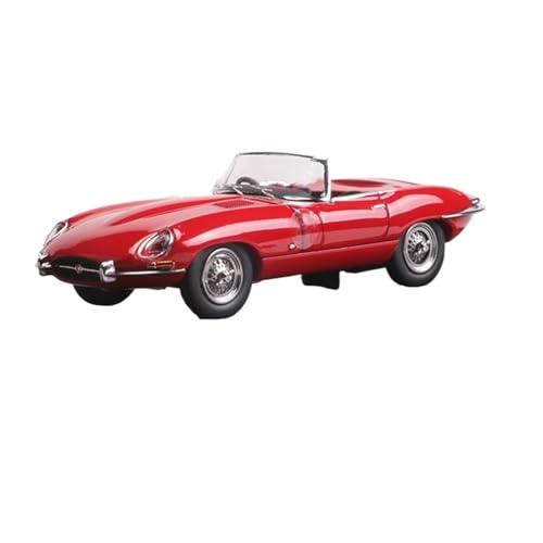 Mini Auto Spielzeug 1:64 Für Jaguar E-Type Vintage-Automodell Aus Legierung Authentisch Detailliertes Metallmodell Und Ausstellungsmodell Wohnkultur(Red B) von CYQOCD