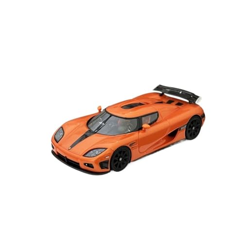 Mini Auto Spielzeug 1:64 Für Koenigsegg CCXR Orange Harz Automodell Mini Sammlerauto Innendisplay Wohnkultur von CYQOCD