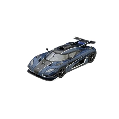 Mini Auto Spielzeug 1:64 Für Koenigsegg One1 Blaues Carbonharz Kleines Druckguss-Spielzeugfahrzeug Für Den Innenbereich Wohnkultur Mini Auto Spielzeug 1:64 Für Koenigsegg One1 Blaues Carbonharz Kleines Druckguss-Spielzeugfahrzeug Für Den Innenbereich Wohnkultur von CYQOCD