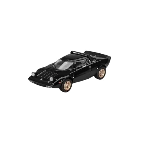 Mini Auto Spielzeug 1:64 Für Lancia Stratos HF Legierung Auto Modell DREI Farben Sammlerstücke Statische Mini Spielzeug Auto Zu Freunde Wohnkultur(Black) von CYQOCD