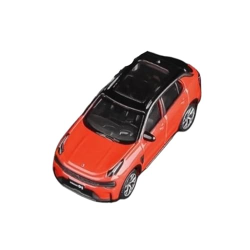Mini Auto Spielzeug 1:64 Für Lynk & Co 01 Simulation Statisches Spielzeugauto Legierung Automodell Indoor Unabhängiges Spiel Wohnkultur(Red) von CYQOCD