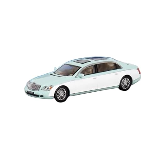 Mini Auto Spielzeug 1:64 Für Maybach 62S SH Extended Edition Legierung Innenraum Sammler Auto Modell Statische Spielzeug Wohnkultur(Green) von CYQOCD