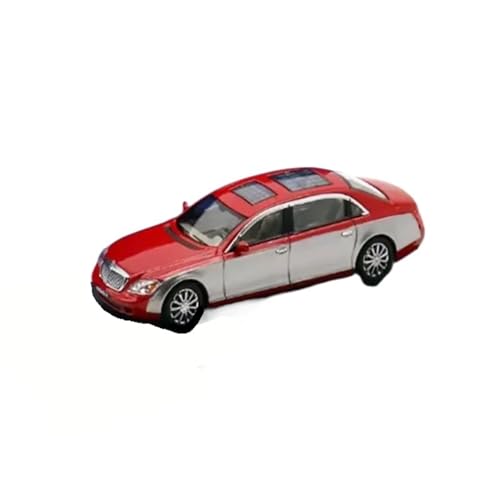 Mini Auto Spielzeug 1:64 Für Maybach 62S SH Extended Edition Legierung Innenraum Sammler Auto Modell Statische Spielzeug Wohnkultur(Red) von CYQOCD