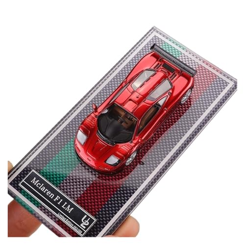 Mini Auto Spielzeug 1:64 Für McLaren F1 LM Simulation Harz Automodell Sportwagen Spielzeug Home Collection Dekoration Wohnkultur(Red) von CYQOCD