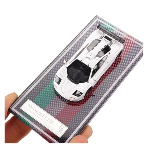Mini Auto Spielzeug 1:64 Für McLaren F1 LM Simulation Harz Automodell Sportwagen Spielzeug Home Collection Dekoration Wohnkultur(White) von CYQOCD