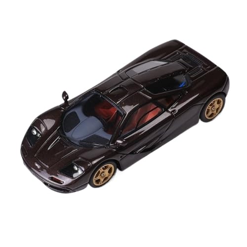 Mini Auto Spielzeug 1:64 Für McLaren F1 Sportwagen-Simulation Harzauto Mehrfarbige Sammleredition Desktop-Display Wohnkultur(Brown) von CYQOCD